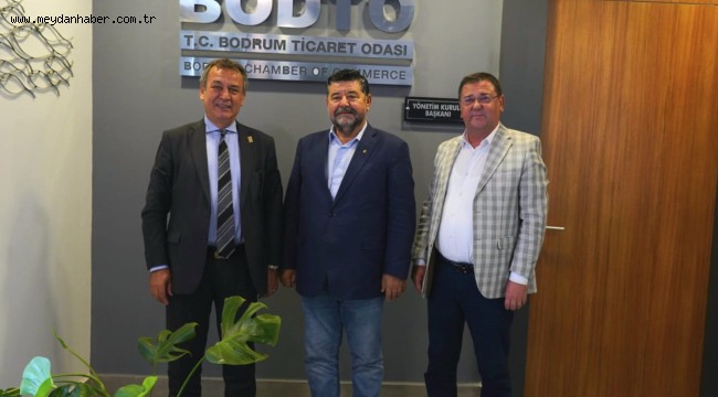 BAŞKAN TOKAT'TAN KARDEŞ ŞEHİR BODRUM'DA BİR DİZİ ZİYARET