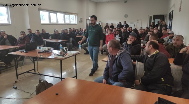 Belediye personeline iş sağlığı ve güvenliği semineri