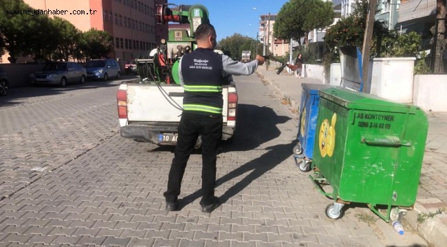 BURHANİYE'DE KIŞLAK MÜCADELESİ BAŞLADI