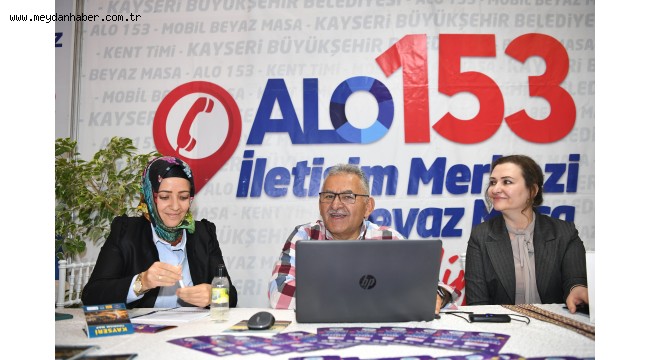 BÜYÜKŞEHİR ALO 153 VE BEYAZ MASA, 5. KAYSERİ KİTAP FUARI'NDA