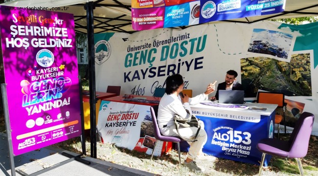 BÜYÜKŞEHİR'İN REHBERLİK VE DANIŞMA HİZMETİ ÖĞRENCİLERDEN YOĞUN İLGİ GÖRDÜ