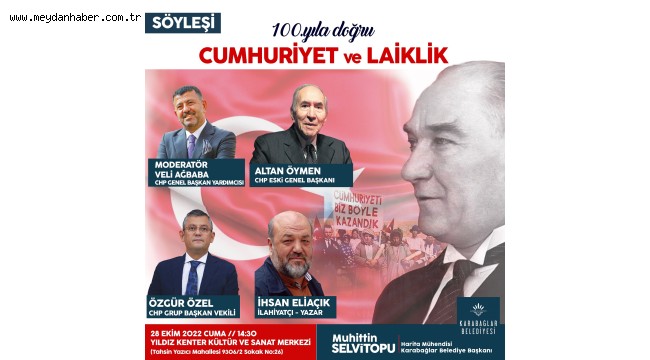 Cumhuriyetimizin 99. yılı Karabağlar'da coşkuyla kutlanacak