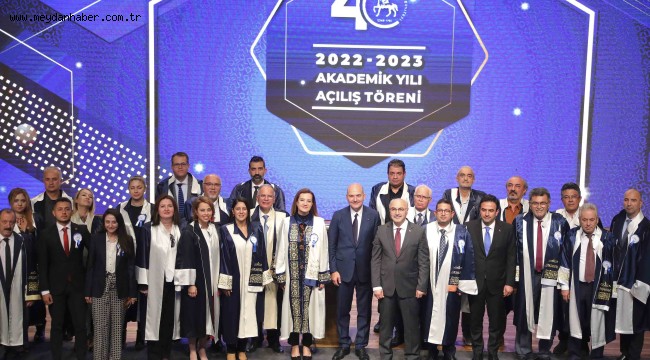 DEÜ AKADEMİK YILI BAKAN SOYLU İLE AÇILDI