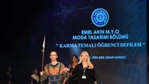 EÜ Emel Akın Meslek Yüksekokulu öğrencilerinden "Karma Temalı Öğrenci Defilesi"