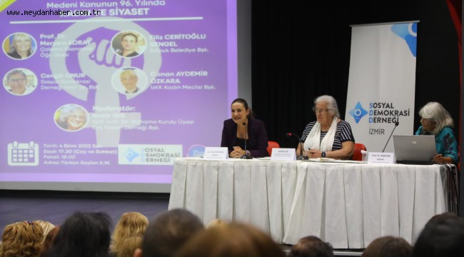 KADINLAR İZMİR'DEN SESLENDİ: ÖZGÜRLÜKLERİMİZDEN VAZGEÇMİYORUZ