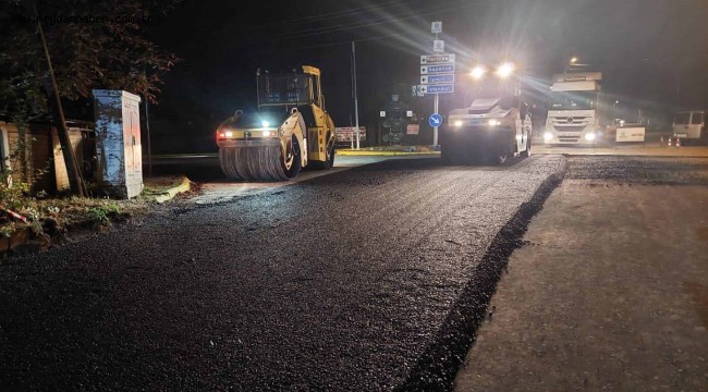 Kartepe Sarımeşe Şenlik Caddesi asfaltlandı 