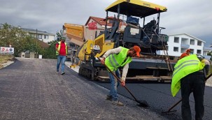 Kartepe Yeşiltepe Caddesi asfaltlandı