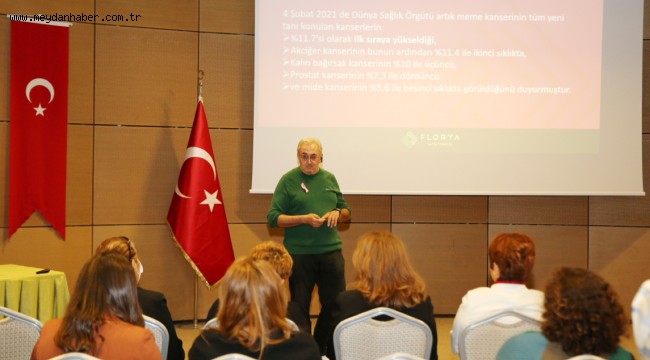 KÜÇÜKÇEKMECE BELEDİYESİ PERSONELİNE MEME KANSERİ FARKINDALIK SEMİNERİ