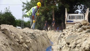 MAĞARACIK'TA İÇMESUYU ŞEBEKE İNŞAATINA BAŞLANDI