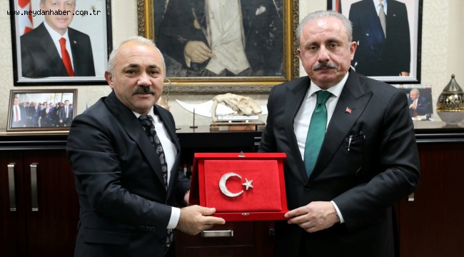 Meclis Başkanı Şentop Çankırı Belediyesini Ziyaret Etti