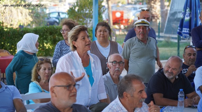 MİLAS BELEDİYESİ BOĞAZİÇİ'NDE VATANDAŞLARLA BULUŞTU