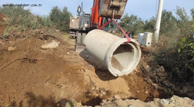 PELİTKÖY'DE ÇÖKEN MENFEZ YENİLENDİ