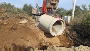 PELİTKÖY'DE ÇÖKEN MENFEZ YENİLENDİ