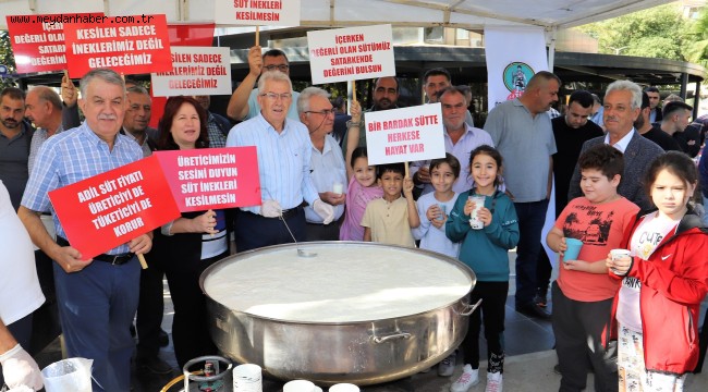 Sütün başkenti Ödemiş'ten çağrı var: "İçerken değerli olan sütümüz satarken de değerini bulsun. İneklerimiz kesilmesin"