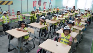 Trafik Eğitim Parkında yoğun mesai