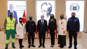 Yenimahalle Belediyesi iş kıyafetlerini kendi üretiyor