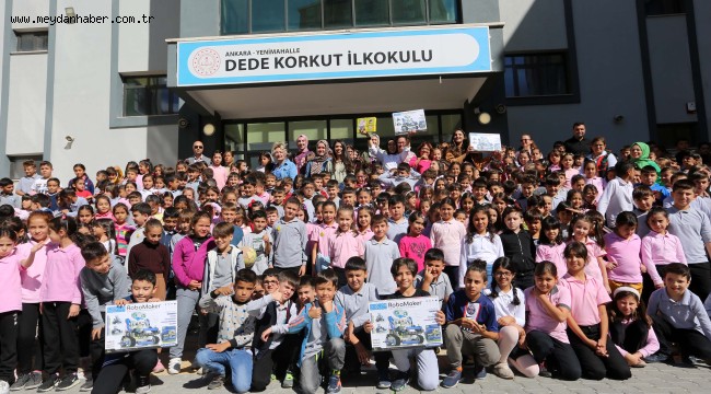 Yenimahalleli çocuklardan geri dönüşüme büyük destek