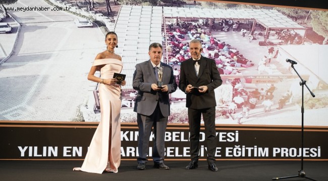 YILIN EN BAŞARILI BELEDİYE VE EĞİTİM PROJESİ ÖDÜLÜNE LAYIK GÖRÜLDÜ