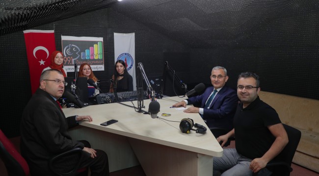 BAŞKAN IŞIK, RADYO PROGRAMINA KONUK OLDU