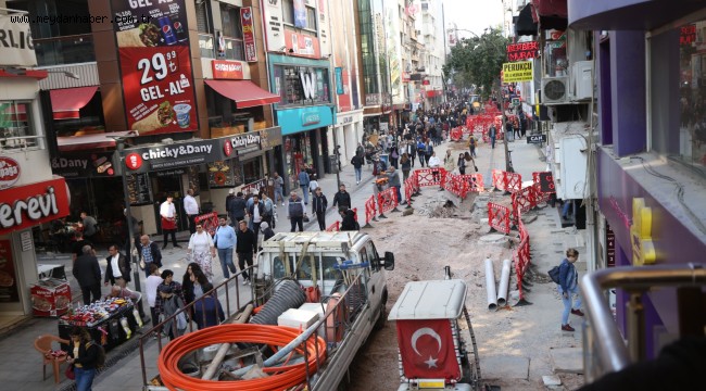 ÇARŞI YENİLEME ÇALIŞMALARI BAŞLADI 