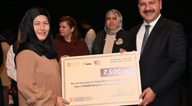 Girişimcilerin siftah paraları Başkan Yılmaz dan