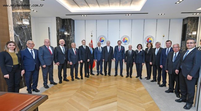 İzmir Oda ve Borsalarından TOBB Ziyareti