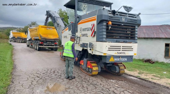 Kandıra Hatipler - Ağva yolu asfaltlandı