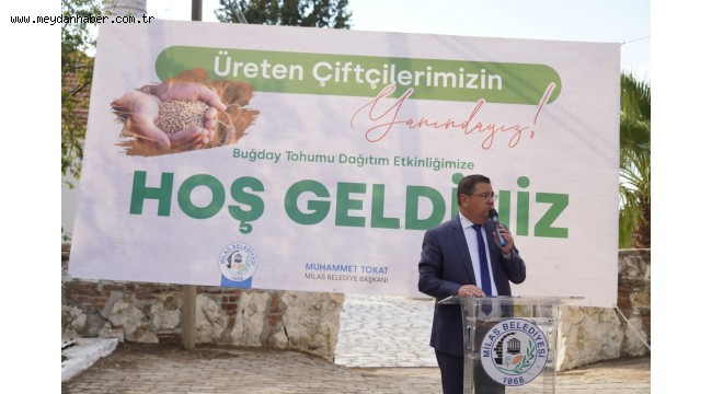 MİLAS BELEDİYESİ ÜRETEN ÇİFTÇİLERİN YANINDA