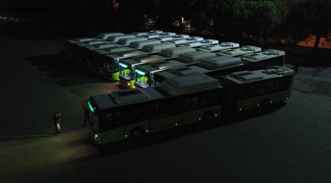 210 Otobüsten kalan son 20 Körüklü araç teslim edildi
