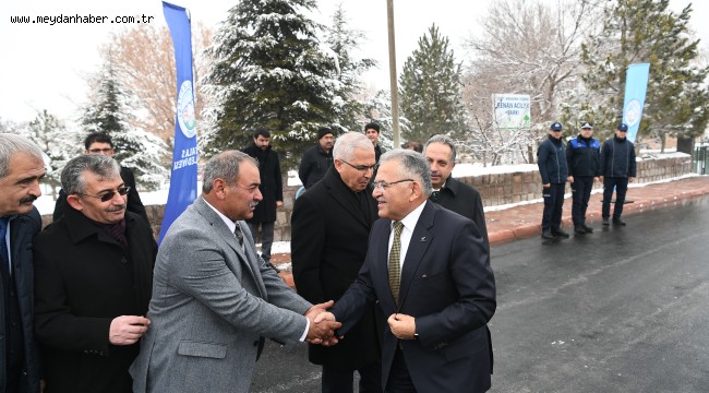 BAŞKAN BÜYÜKKILIÇ, ÇATAKDERE'DE İLK DOĞAL GAZI YAKTI, PİŞİRİLEN İLK KAHVEYİ İÇTİ