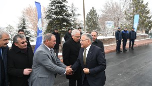 BAŞKAN BÜYÜKKILIÇ, ÇATAKDERE'DE İLK DOĞAL GAZI YAKTI, PİŞİRİLEN İLK KAHVEYİ İÇTİ