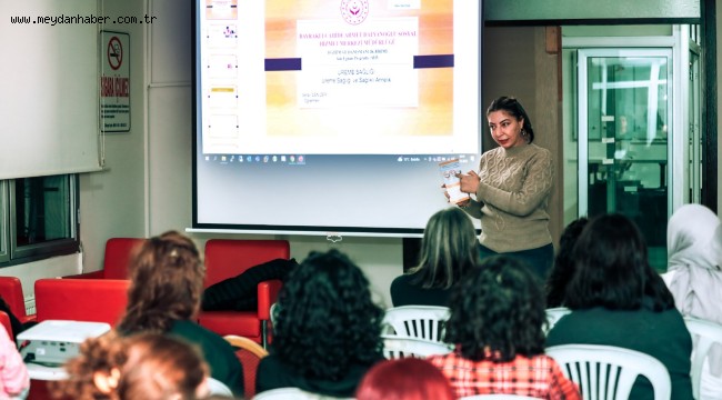 Bayraklı'da öğrencilere sağlıklı yaşam semineri