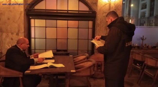 Bayraklı zabıtasından yılbaşı denetimi