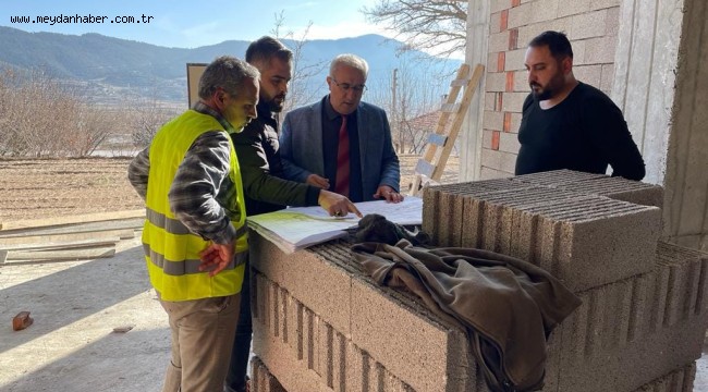 ÇAMELİ'DE GENÇLİK MERKEZİ İNŞAATI TÜM HIZIYLA DEVAM EDİYOR