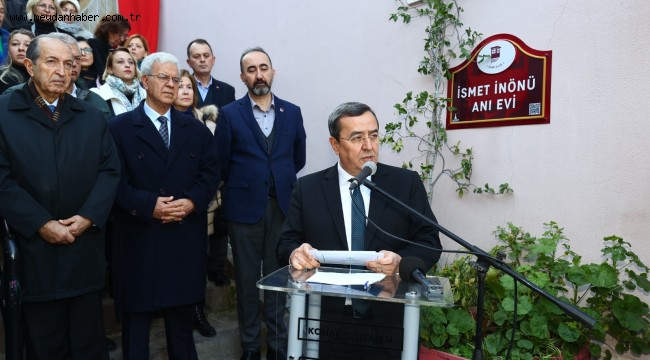 İsmet İnönü Konak'ta anıldı