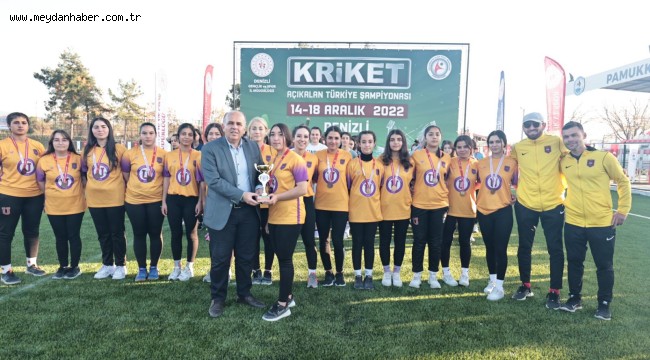 KRİKET TÜRKİYE ŞAMPİYONASI TAMAMLANDI