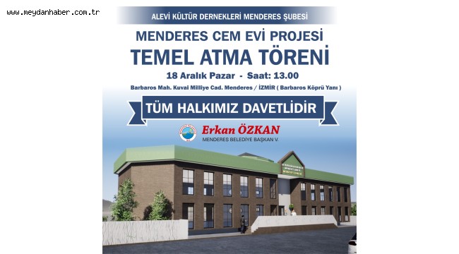 Menderes'te Cemevi'nin temeli atılıyor