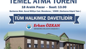 Menderes'te Cemevi'nin temeli atılıyor