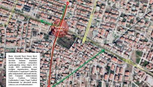 Rüzgar Caddesi'nde geçici düzenleme