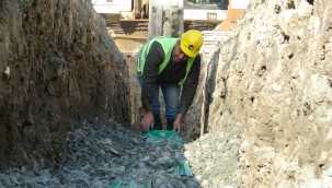 SAMANDAĞ MAĞARACIK'TA ALTYAPI ÇALIŞMALARI HIZLA SÜRÜYOR