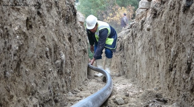 TOMRUKSUYU MAHALLESİ'NİN İÇMESUYU İHTİYACI KARŞILANIYOR