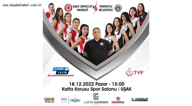 Turgutlu Belediyesi Kadın Voleybol Takımı Uşak Deplasmanında