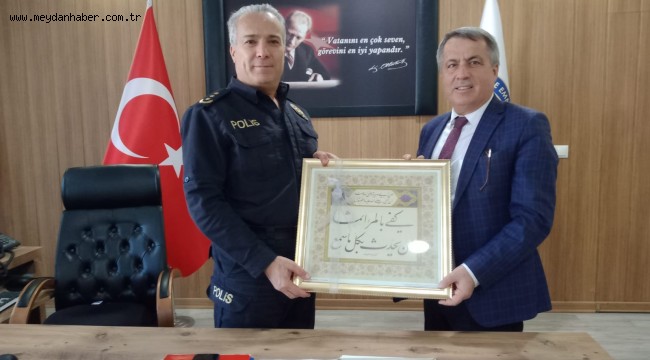 Ahmetli Belediye Başkanı Ahmet Alhan'dan Emniyet Müdürlerine Ziyaret