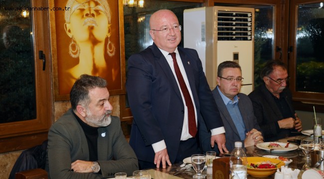 BAŞKAN GÜMÜŞ GAZETECİLERLE BİR ARAYA GELDİ