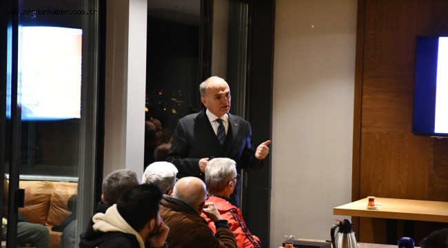 BAŞKAN ÖZLÜ, ÇALIŞAN GAZETECİLERLE BİRARAYA GELDİ