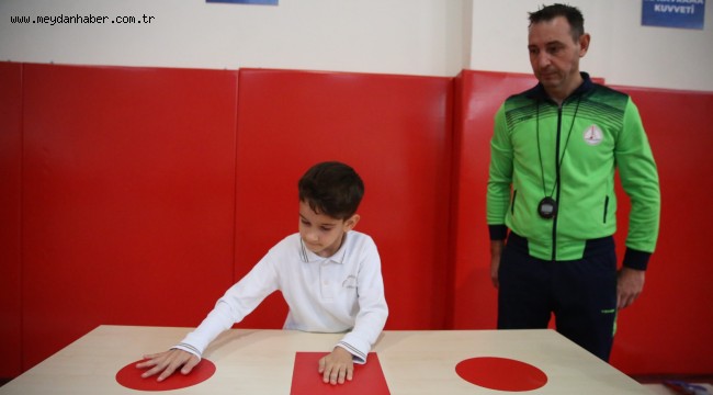 BİR YILDA YÜZLERCE GENCİN SPORTİF YETENEĞİ TEST EDİLDİ