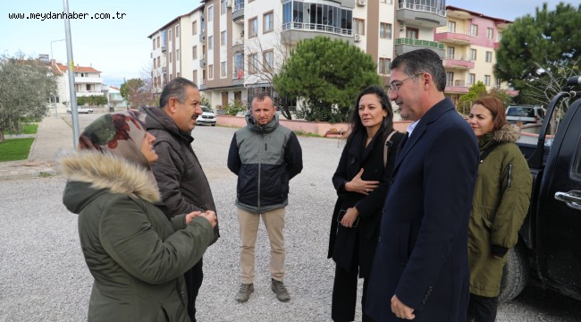 BURHANİYE'NİN PARKLARI YENİLENİYOR