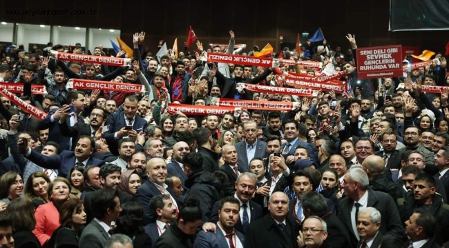 DENİZLİ'DE 80 BİN KİŞİ CUMHURBAŞKANI ERDOĞAN'I COŞKUYLA KARŞILADI!