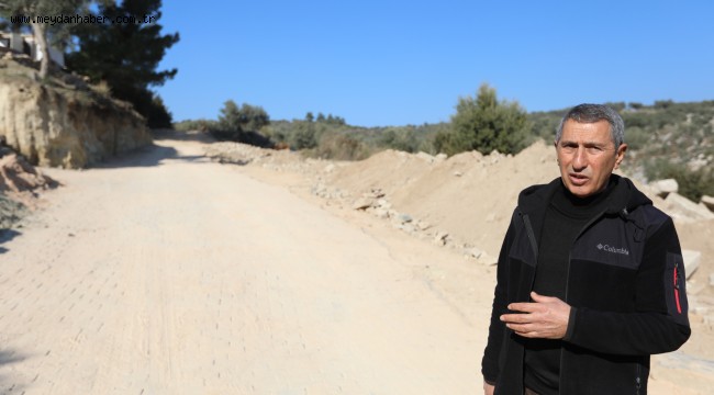 EFES SELÇUK BELEDİYESİ TARIMSAL ARAZİ YOLLARINI YENİLİYOR