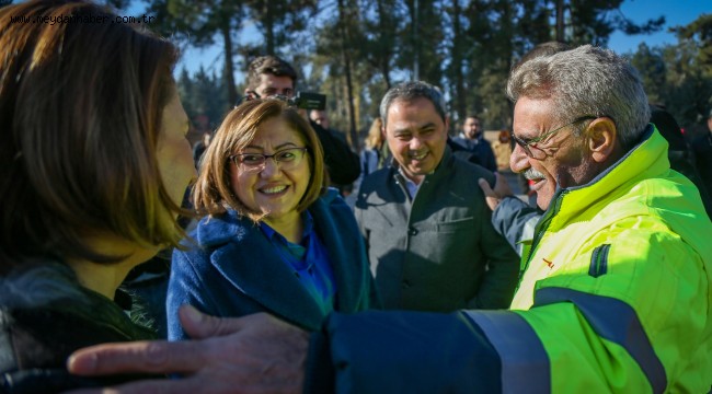 GAZİRAY TÜNELİ'NİN ÜSTÜ YEŞİLLENİYOR